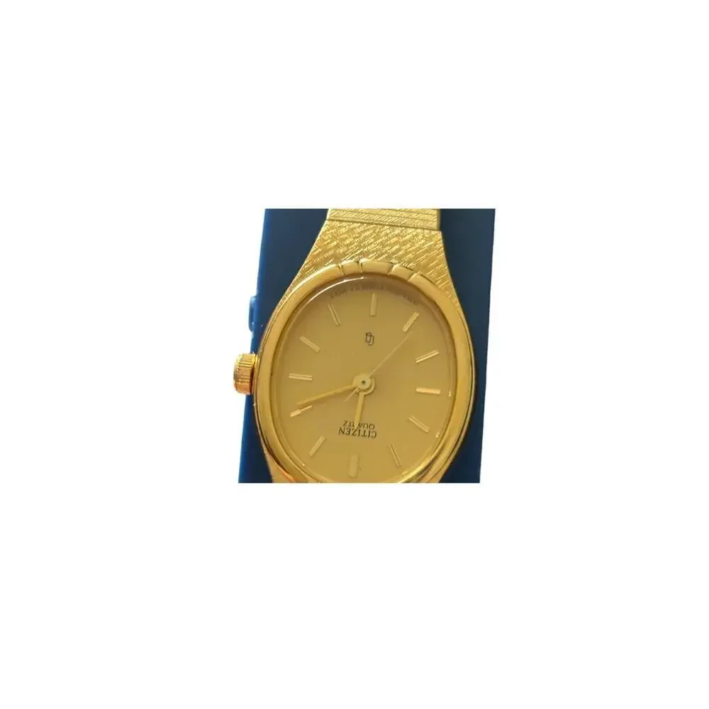 Rare Vintage Citizen CQ 6031-K13499 Gold Quartz Women Watch JAPAN New Old Stock